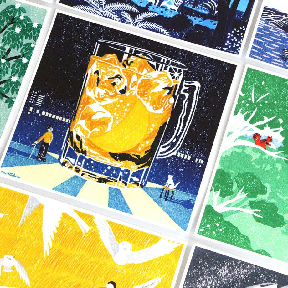 SALE⏬Larry LaBonte 写真8種＋時計＋ポストカード⬛︎直筆手紙付 PON01 西島和紙工房 富士山ポストカード SUN & MOON 1枚入 | WACCA