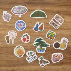 手紙社｜いのうえ彩・フレークシール「KYOTO」 | 月刊手紙舎