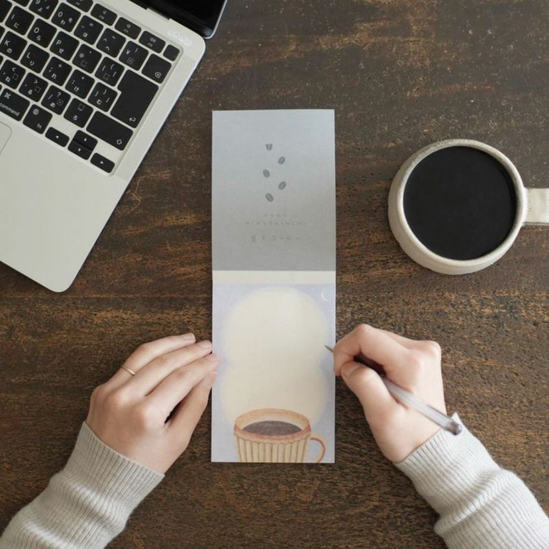 手紙社｜平林香乃・メモパッド「星とコーヒー」 | 月刊手紙舎