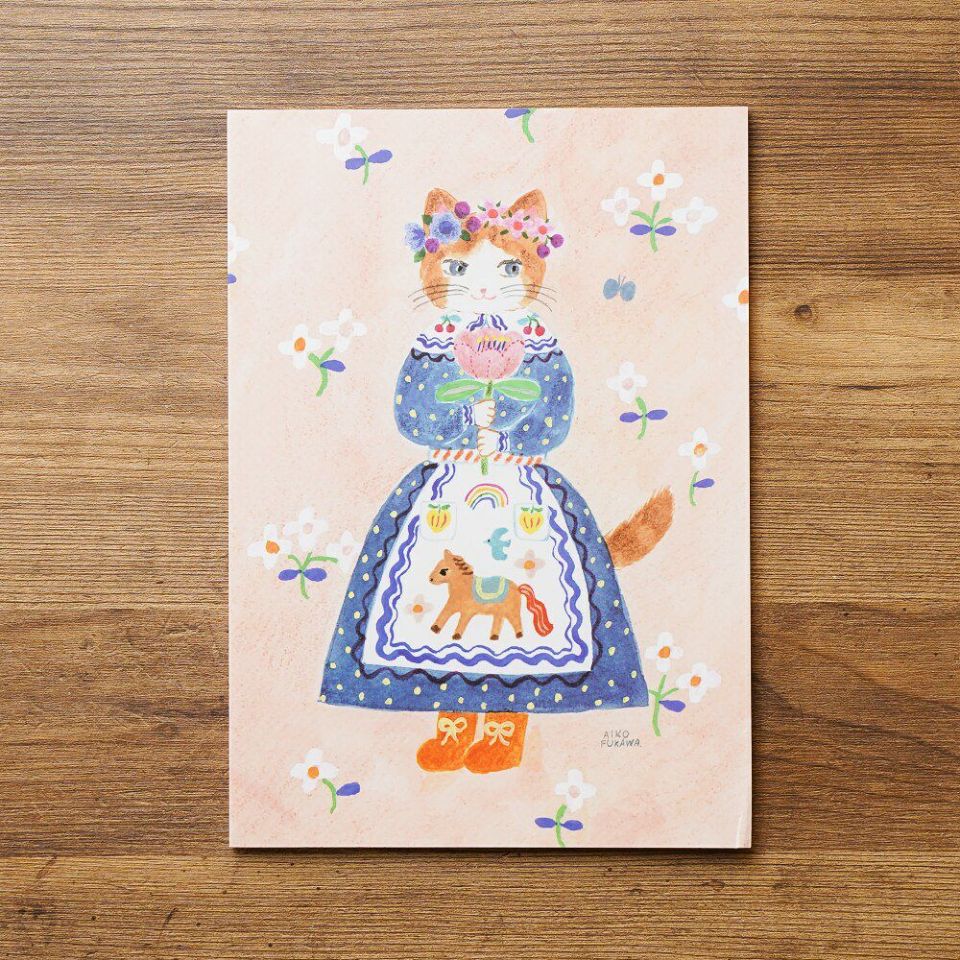 表現社 cozyca products｜布川愛子・A5サイズノート 「お花を