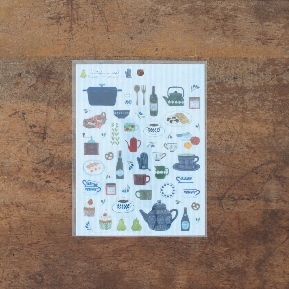 浅野みどり・シール「Kitchen seal」