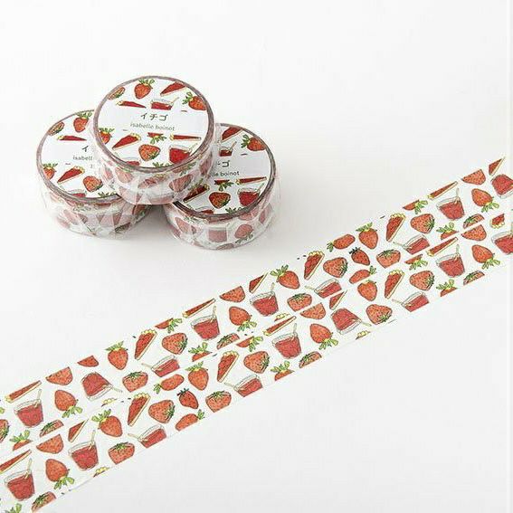 手紙社｜イザベル・ボワノ・マスキングテープ「イチゴ」 | 月刊手紙舎