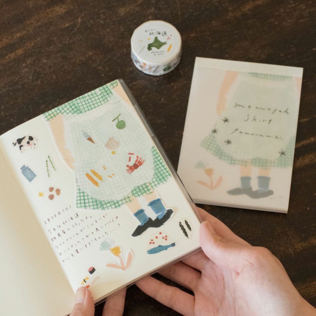 手紙社｜ネクタイ・マスキングテープ「おいしい北海道」 | 月刊手紙舎