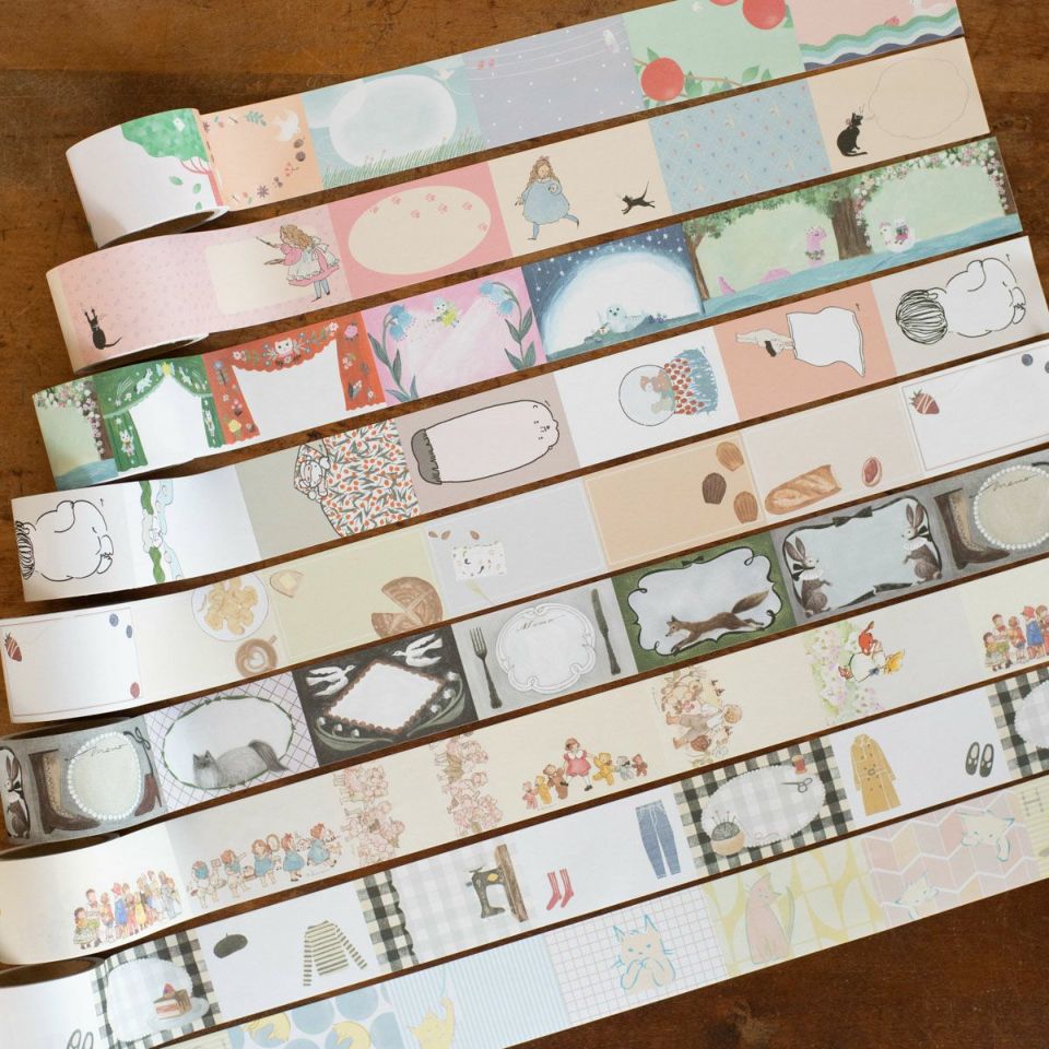 手紙社｜ナガキパーマ・ロールふせん「いろんなの」 | 月刊手紙舎