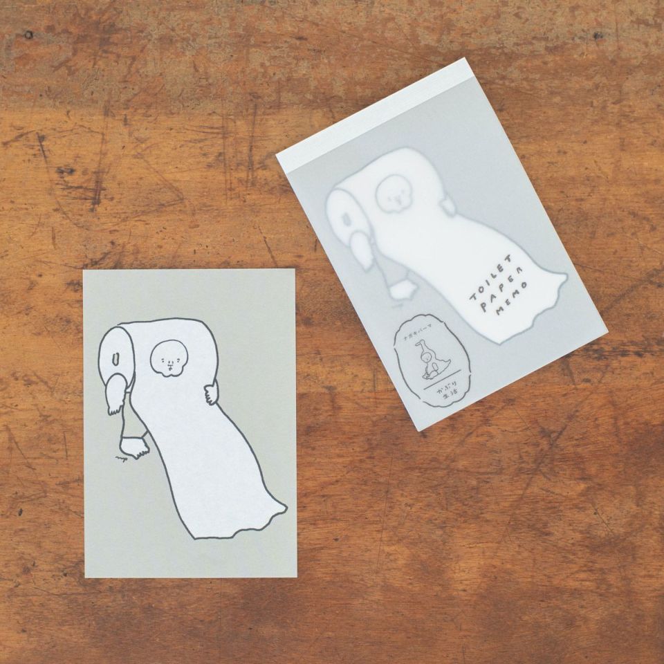 手紙社｜ナガキパーマ・メモパッド「TOILET PAPER MEMO」 | 月刊手紙舎