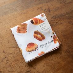 手紙社｜柴田ケイコ・ハンカチ「いろいろパン柄」 | 月刊手紙舎