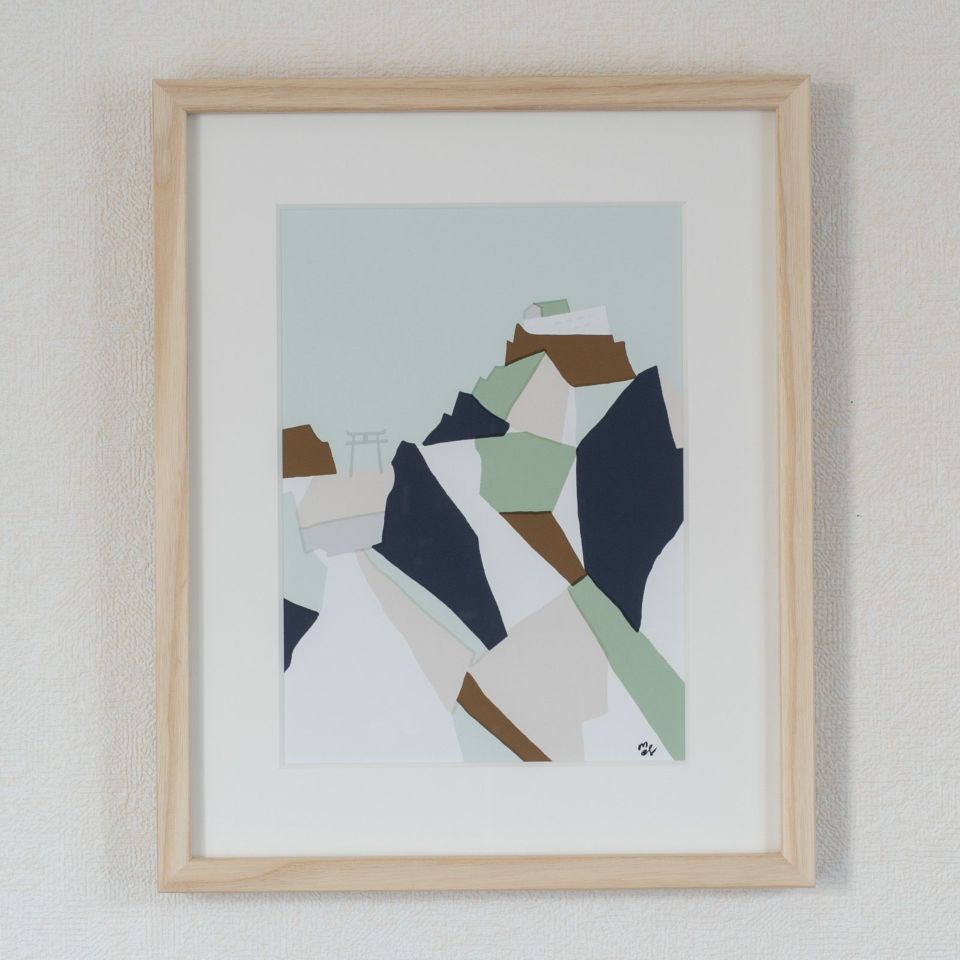 落合恵｜原画「立山」