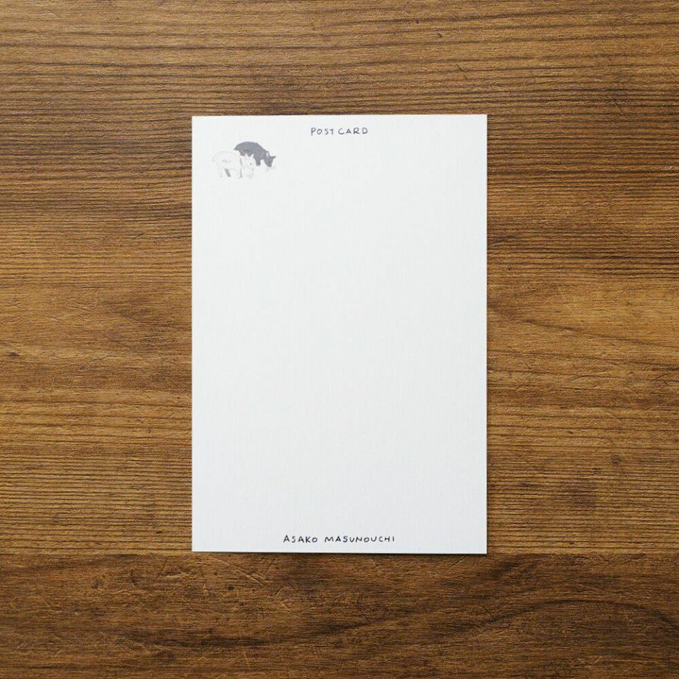手紙社｜升ノ内朝子・ポストカード「goat」 | 月刊手紙舎