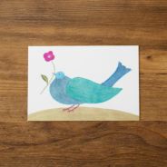 手紙社｜柿本芳枝・ポストカード「青い鳥」 | 月刊手紙舎