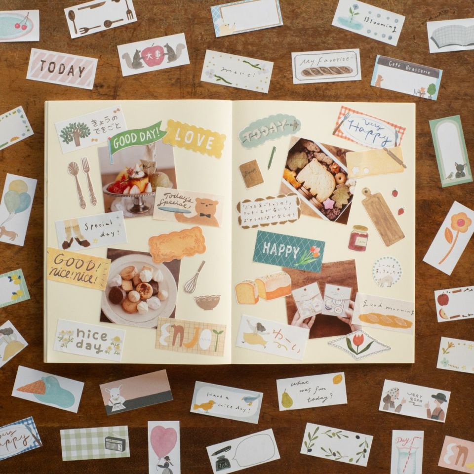 ち*お様 手紙社 作家 ロール付箋 16点 まとめ売り 手紙社｜chang chih／ロール付箋「Table Date」 | ひそかな雑貨