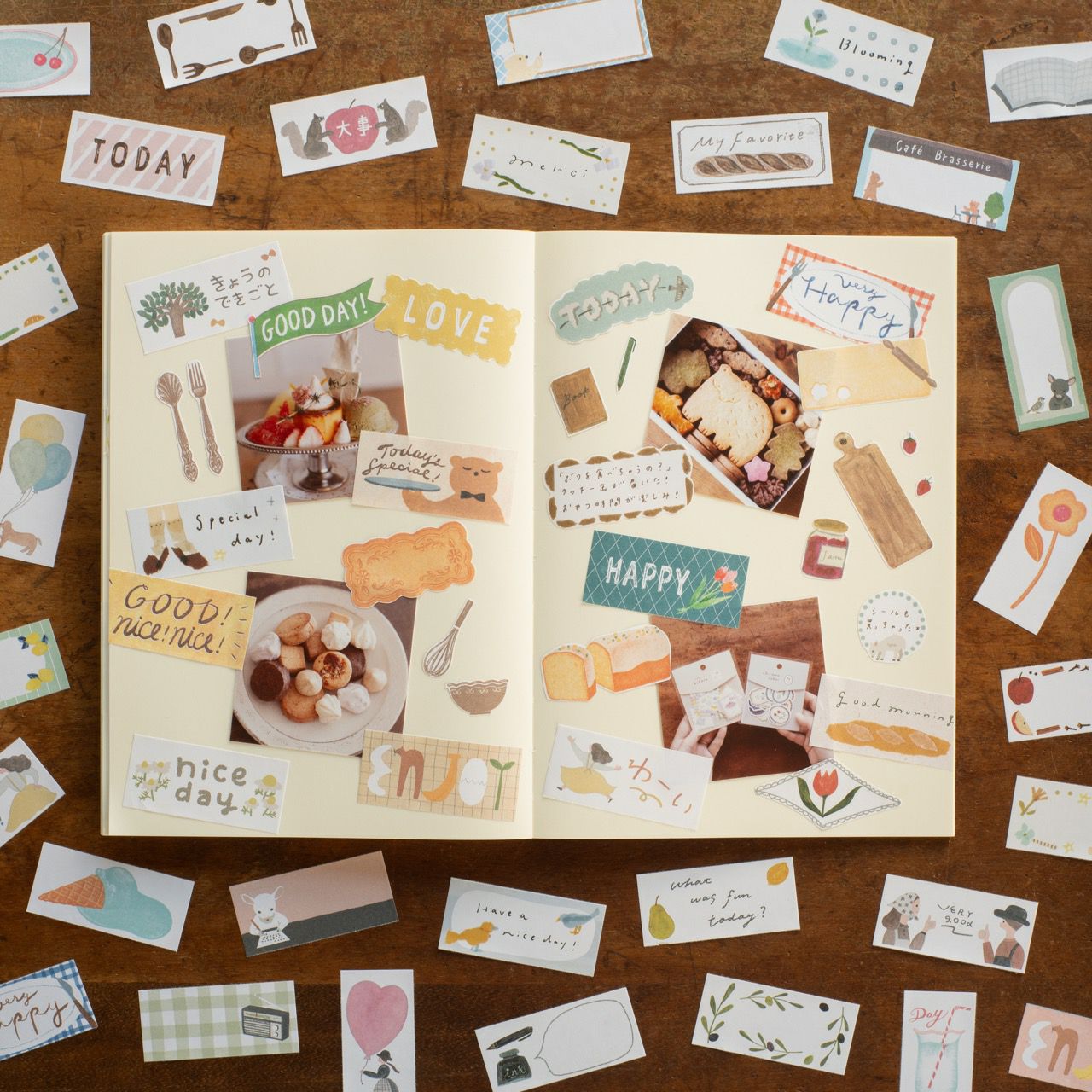 手紙社｜ア・ラ・カル堂・ロールふせんpetit「cooking」 | 月刊手紙舎