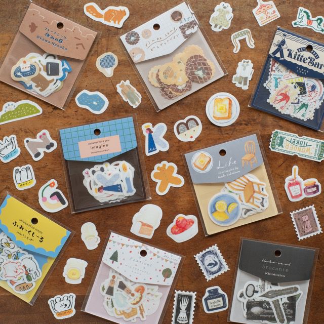 手紙社｜イチハラマコ・フレークシール「Life」 | 月刊手紙舎