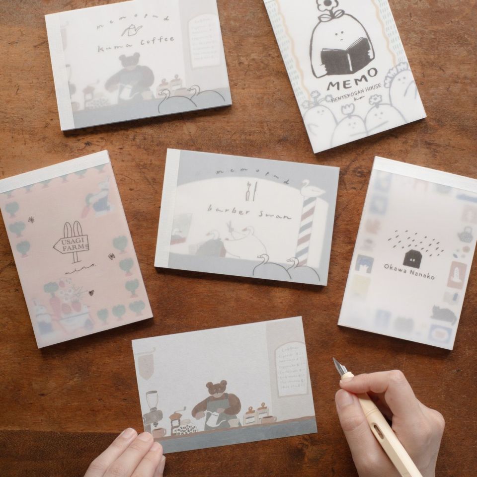 手紙社｜トビマツショウイチロウ・メモパッド「クマコーヒー」 | 月刊