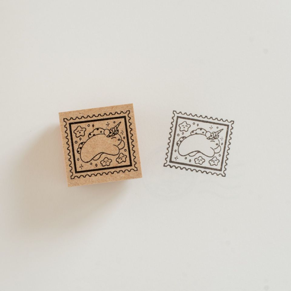 北澤平祐・スタンプ「unicorn stamp」