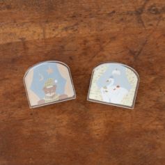 手紙社｜トビマツショウイチロウ・リバーシブルアクリルクリップ「窓