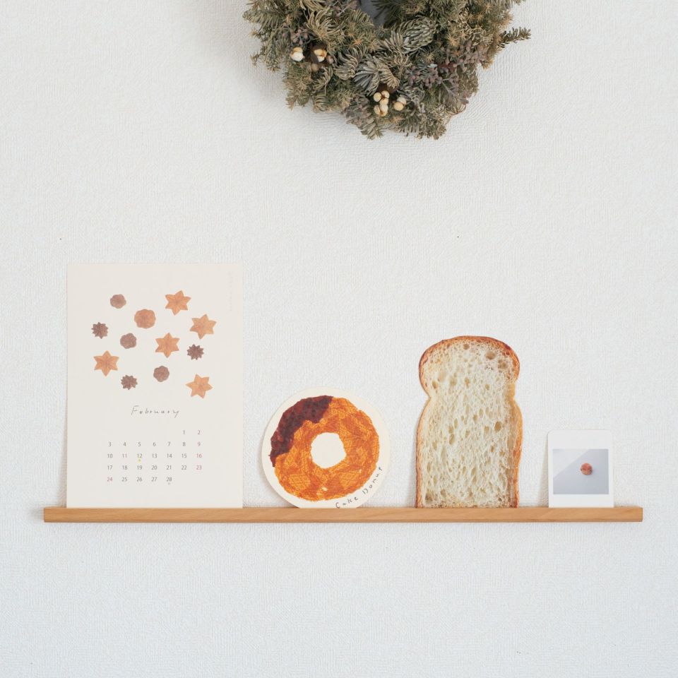 工房カワサキヤ｜ポスレイト 50cm（1本・ビーチ無垢材）