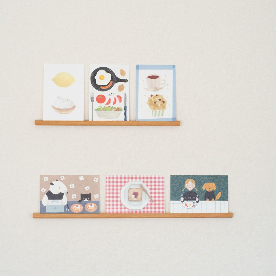 工房カワサキヤ｜ポスレイト 50cm（1本・ビーチ無垢材）