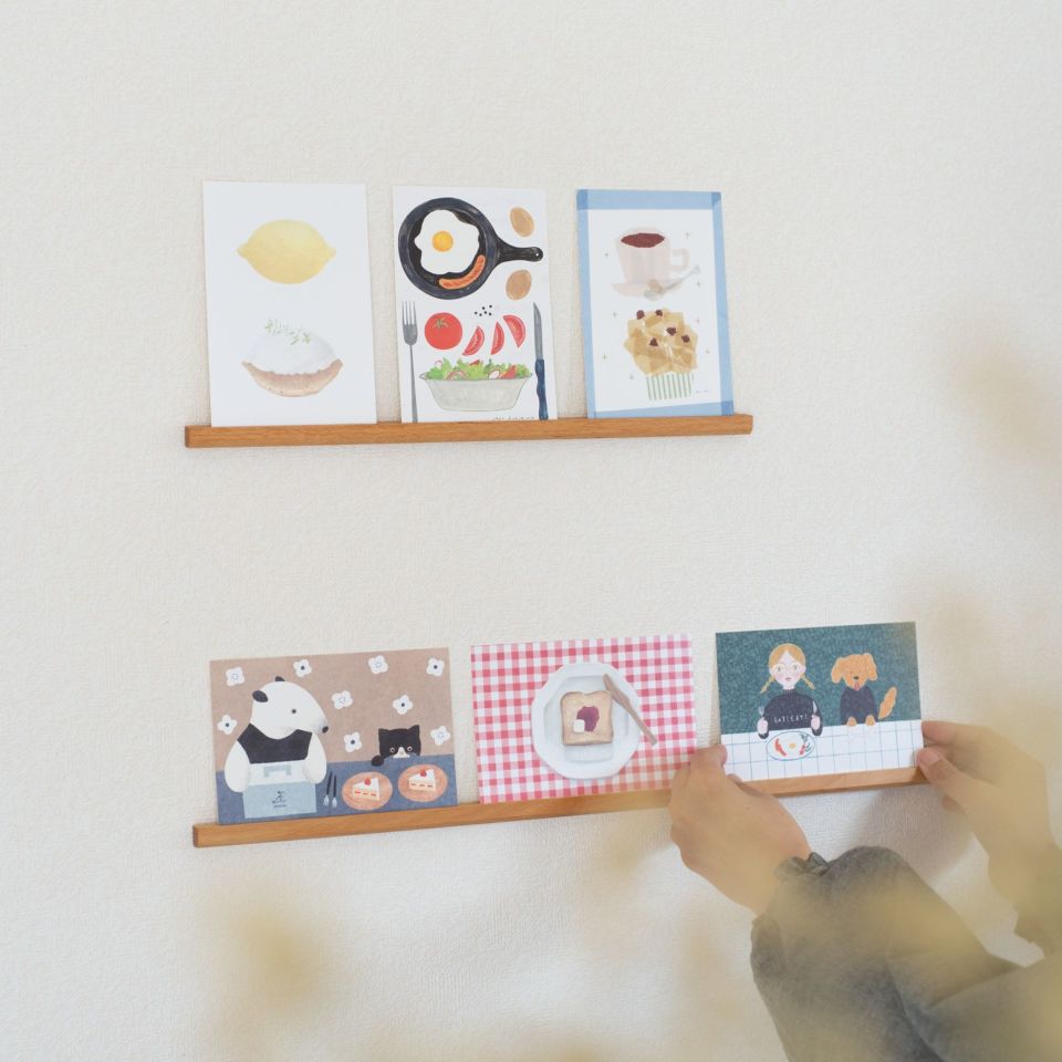 工房カワサキヤ｜ポスレイト 50cm（1本・ビーチ無垢材）