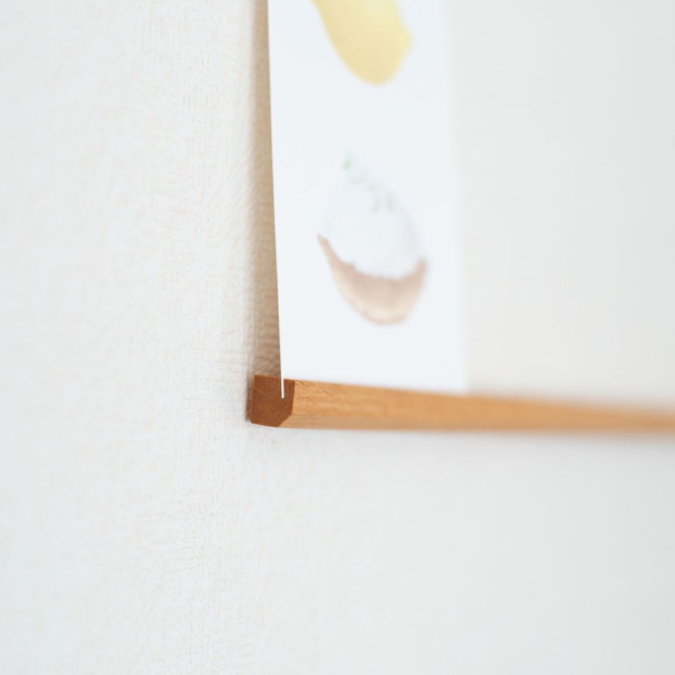 工房カワサキヤ｜ポスレイト 50cm（1本・ビーチ無垢材）