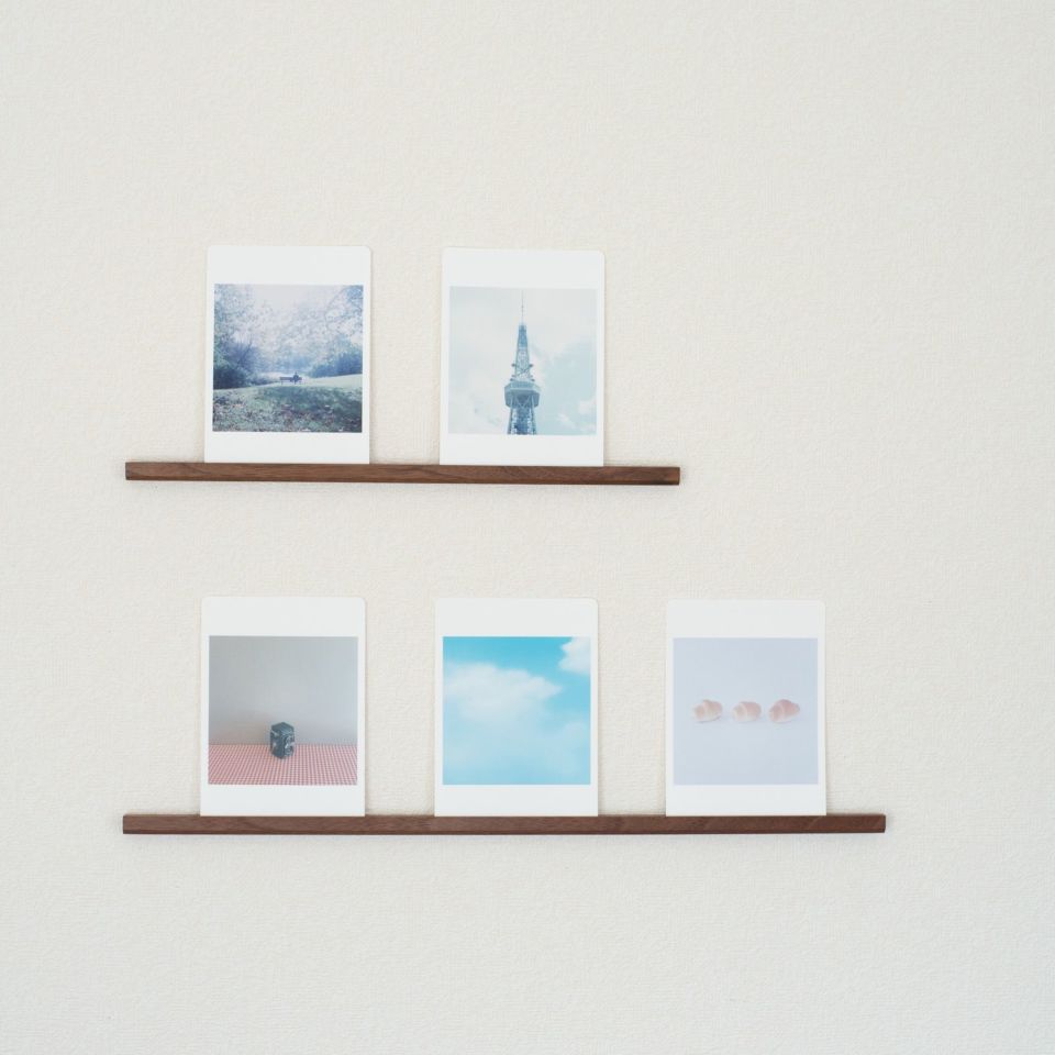 工房カワサキヤ｜ポスレイト 50cm（1本・ウォールナット無垢材）