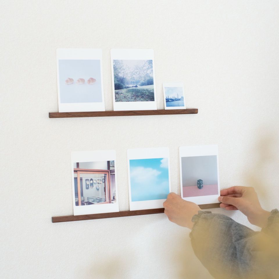 工房カワサキヤ｜ポスレイト 50cm（1本・ウォールナット無垢材）