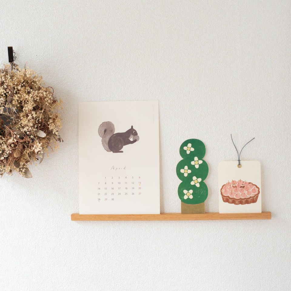 工房カワサキヤ｜ポスレイトショート 36cm（1本・ビーチ無垢材）