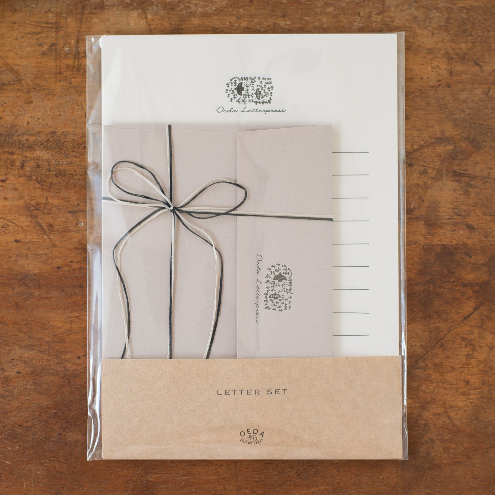 大枝活版室 / OEDA LETTERPRESS｜Letter set 【forest】 | 月刊手紙舎