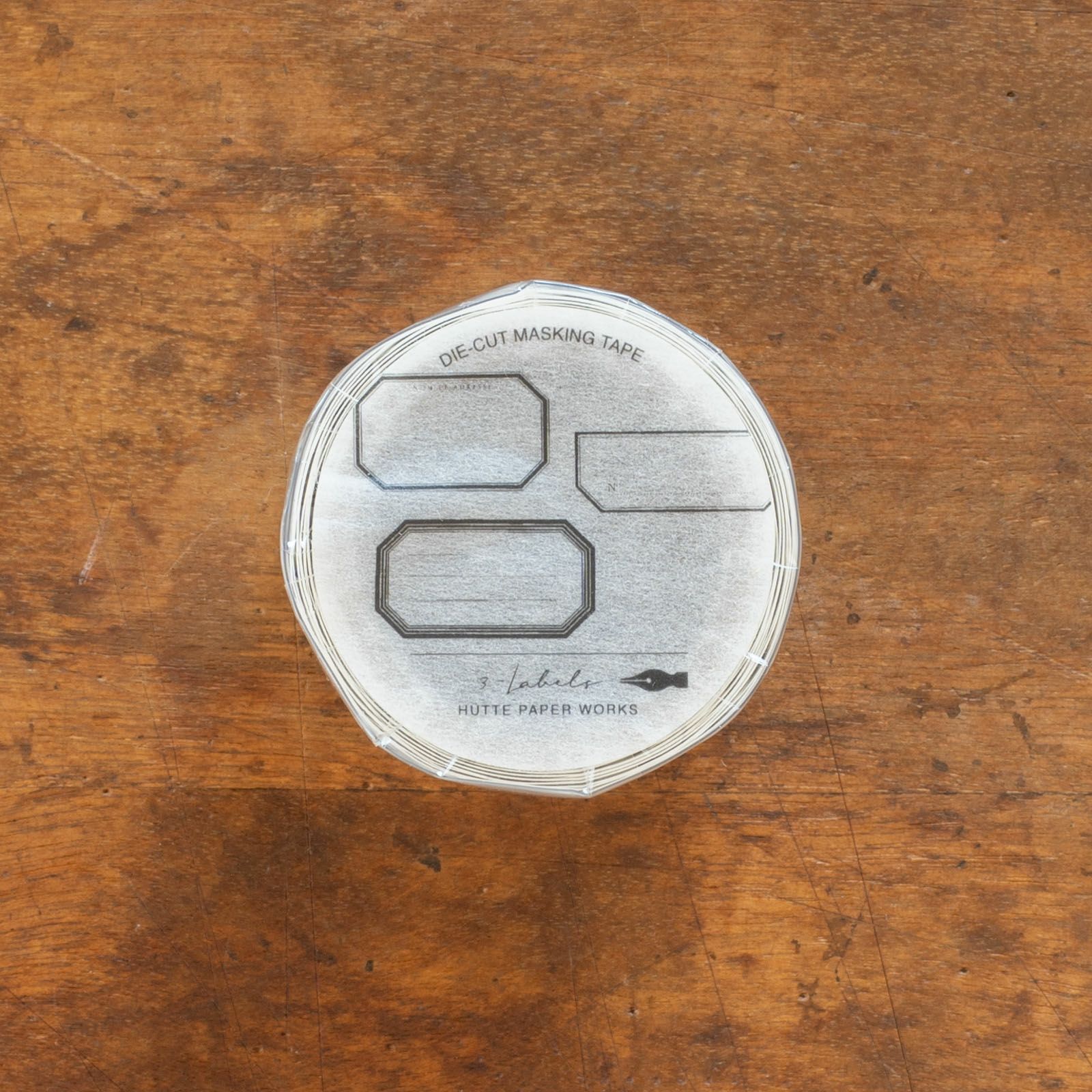 プロペラスタジオ｜マスキングテープ　「3-Labels / BK」