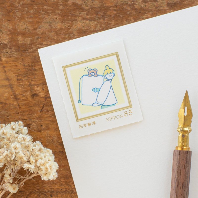 手紙社｜miho miyauchi・封書用110円切手「letter」 | 月刊手紙舎