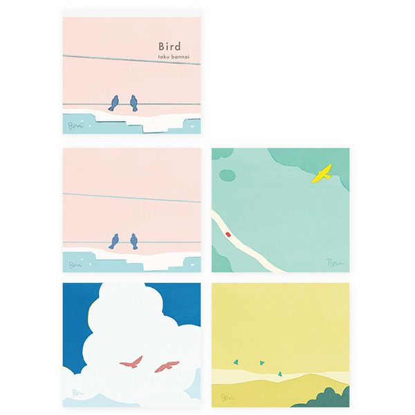 表現社 cozyca products｜坂内拓・ブロックメモ「Bird」 | 月刊手紙舎