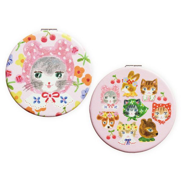 表現社 cozyca products｜Aiko Fukawa・コンパクトミラー 「niko niko