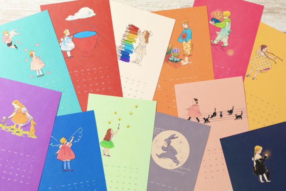 くらはしれいさんの2026年カレンダー集合