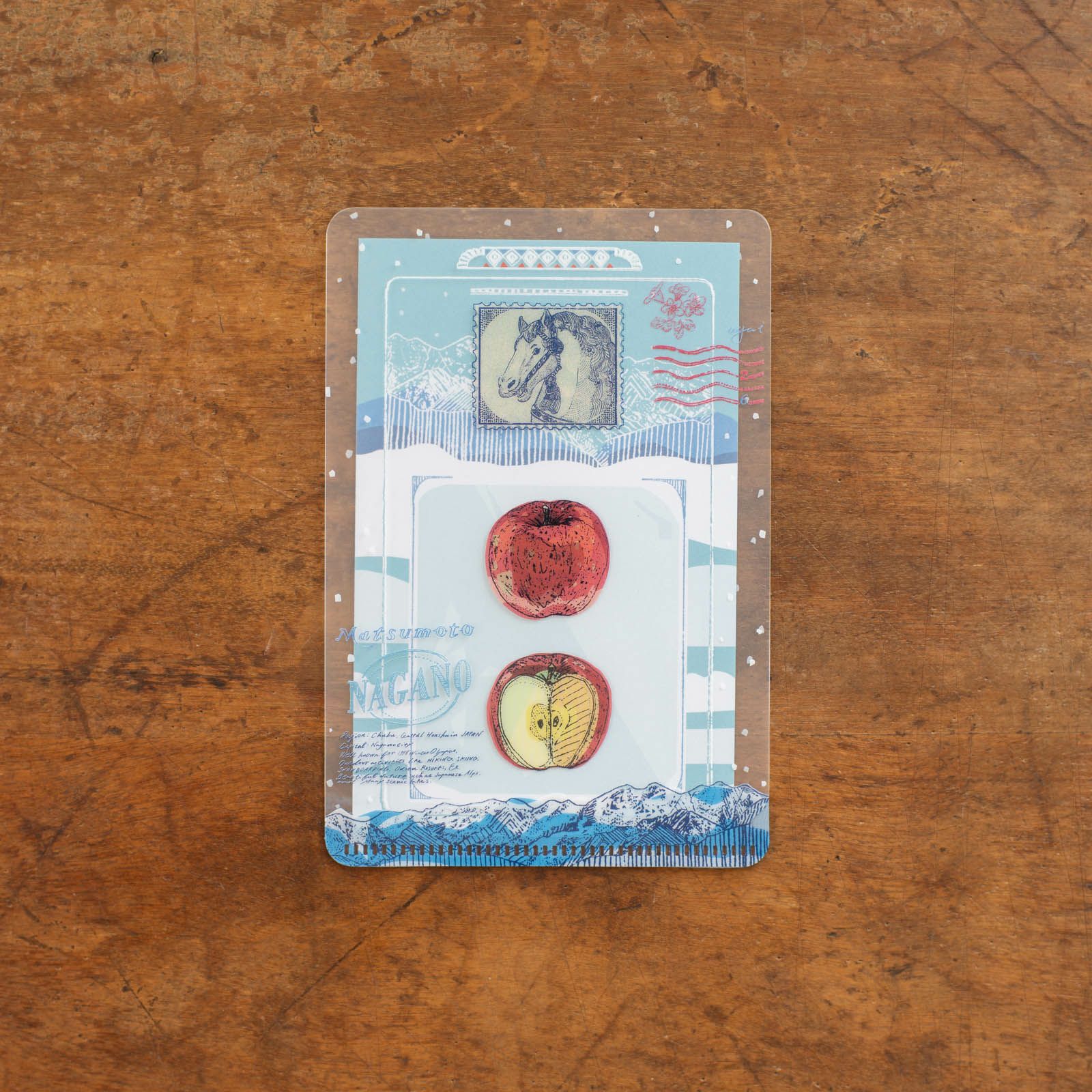 手紙社｜いのうえ彩・m6リフィルメモ「NAGANO」 | 月刊手紙舎