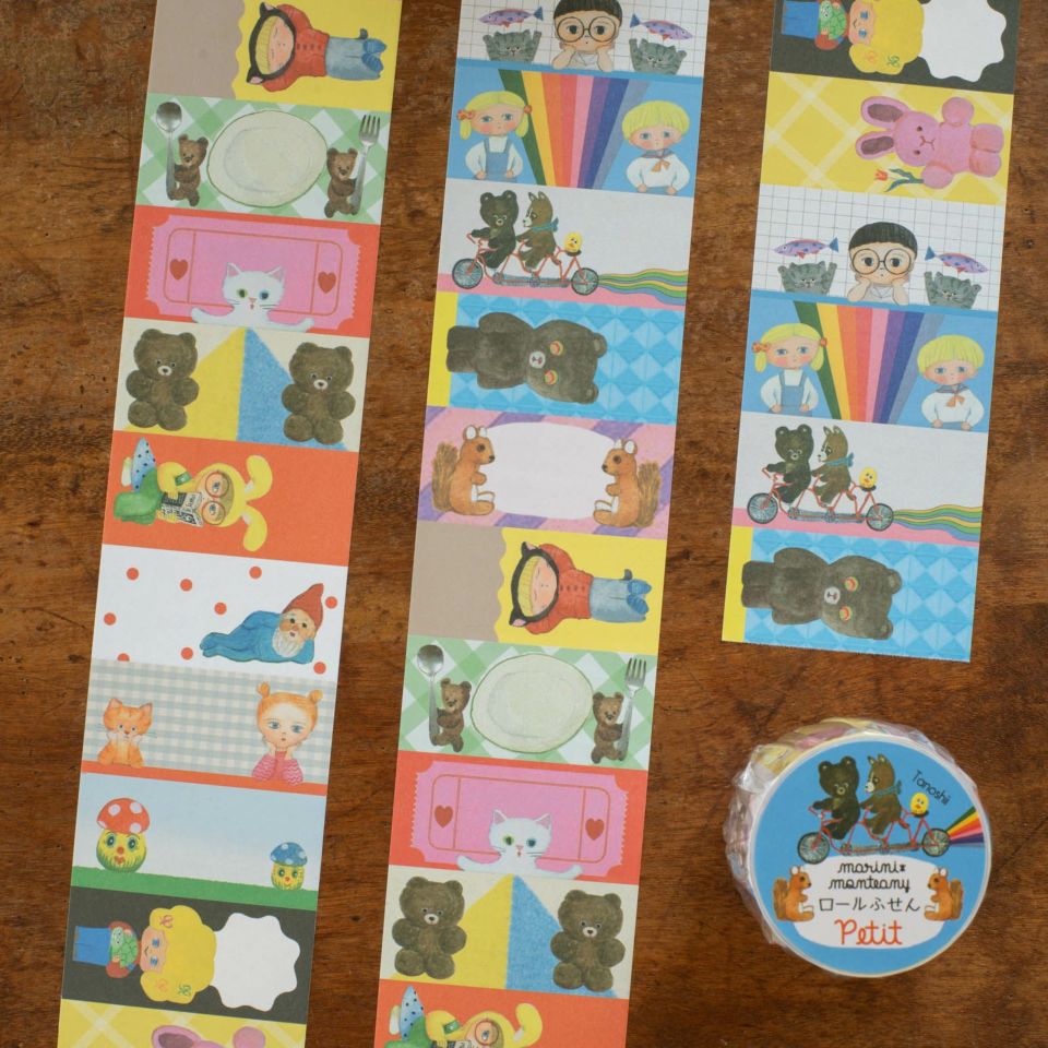 手紙社｜marini＊monteany・ロールふせんpetit「Tanoshii」 | 月刊手紙舎