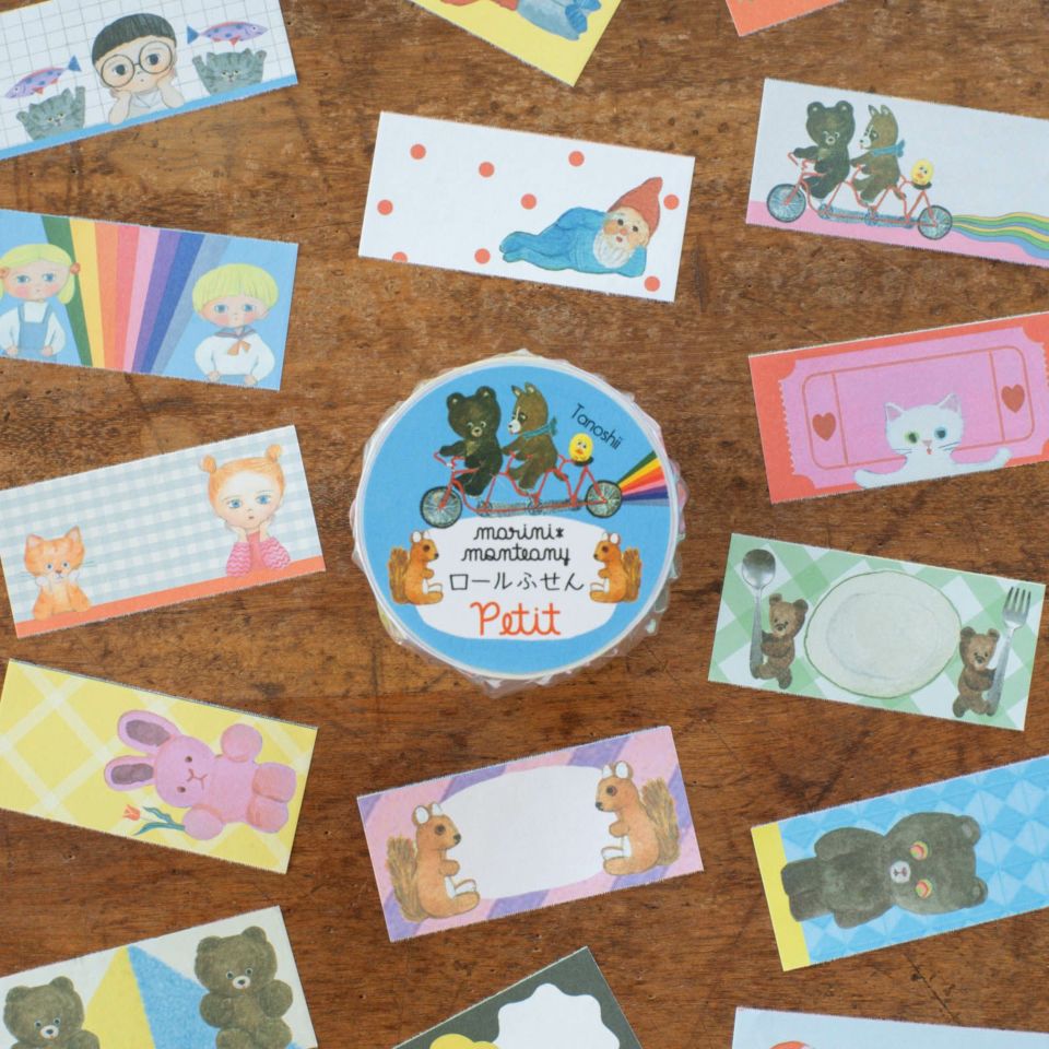 手紙社｜marini＊monteany・ロールふせんpetit「Tanoshii」 | 月刊手紙舎