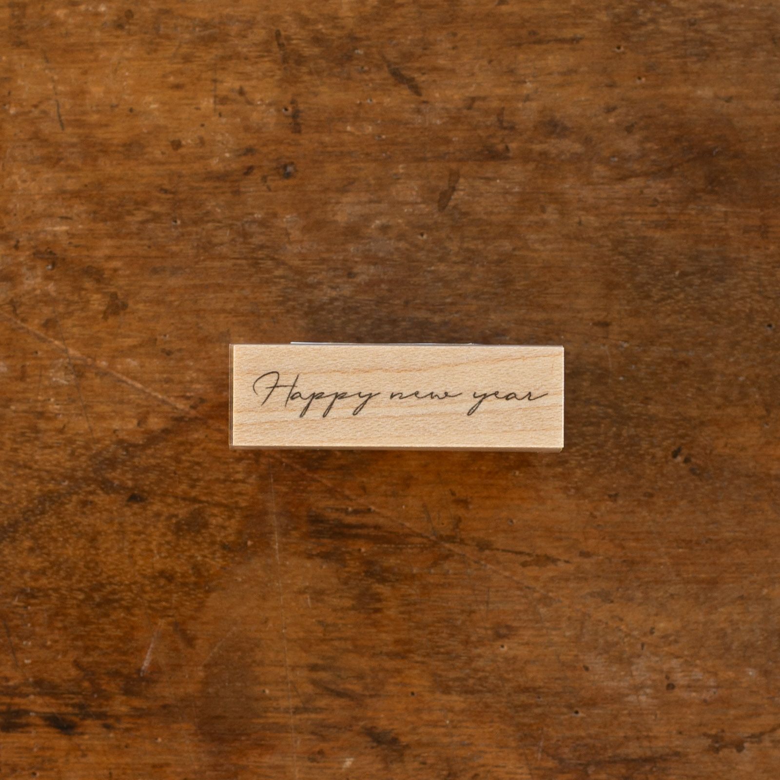 英版プテラ 1st ED. プレリリース版 コスモスホロ-ゴールドスタンプ プロペラスタジオ｜スタンプ「Happy new year」 | 月刊手紙舎