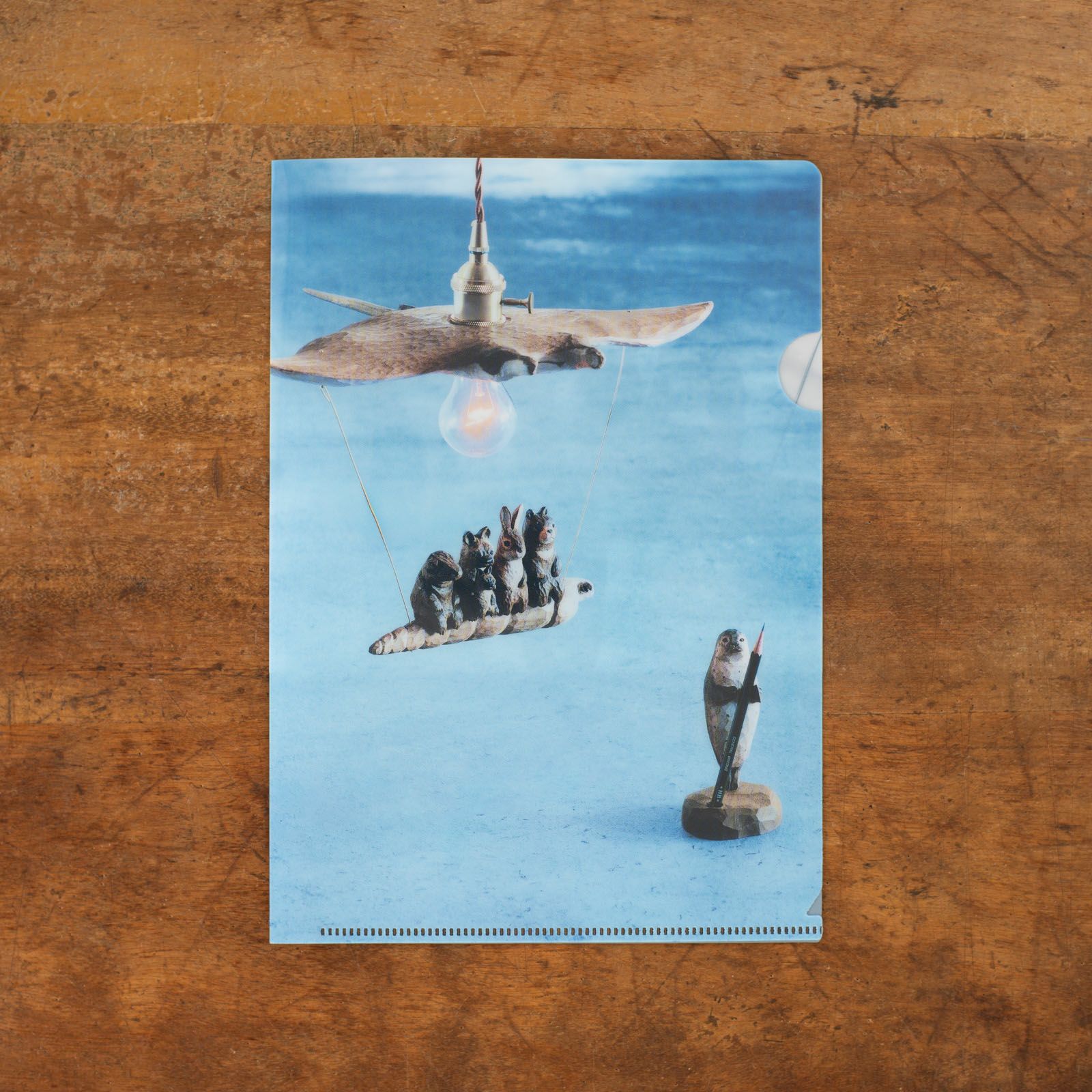 手紙社｜KIYATA・クリアファイル「おともだちの森へ行く」 | 月刊手紙舎