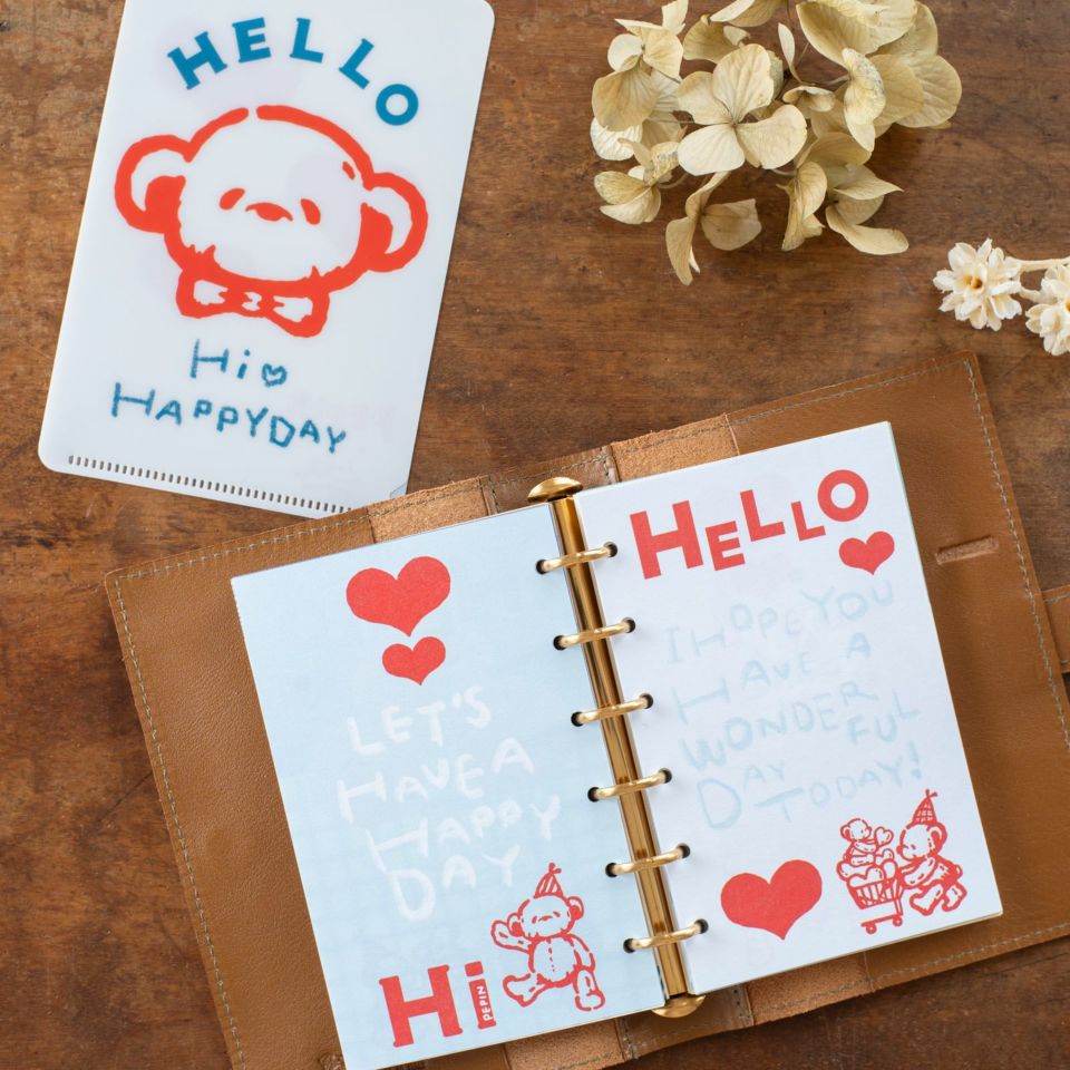 手紙社｜PEPIN・m6リフィルメモ「BEARとHi HELLO!」 | 月刊手紙舎