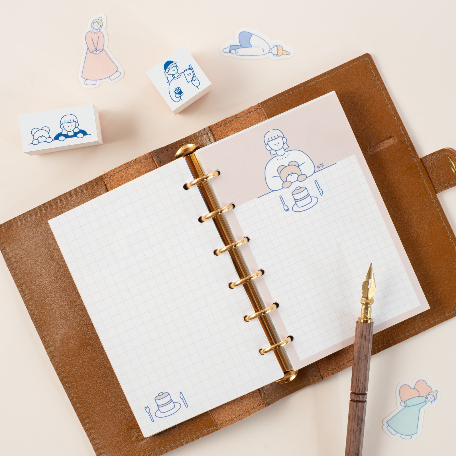 miho miyauchi｜ミニ6リフィル「くま」 | 月刊手紙舎