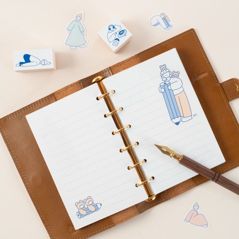 miho miyauchi｜ミニ6リフィル「くま」 | 月刊手紙舎