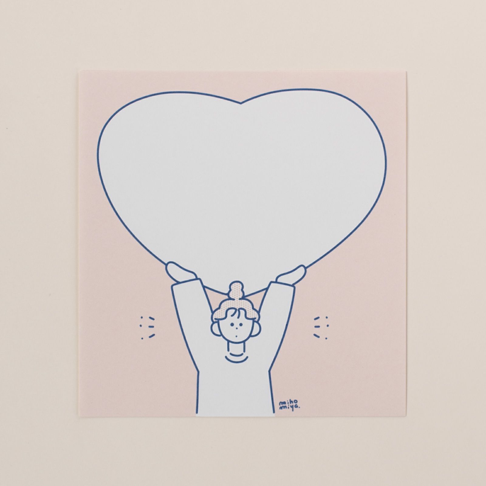 miho miyauchi｜メモ「ハート」 | 月刊手紙舎