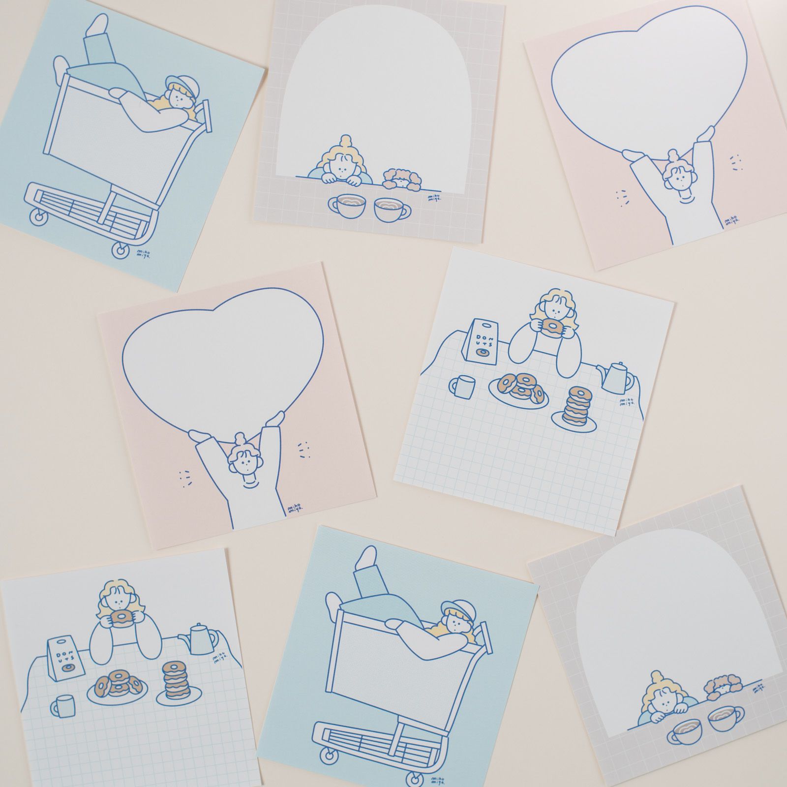 miho miyauchi｜メモ「ハート」 | 月刊手紙舎